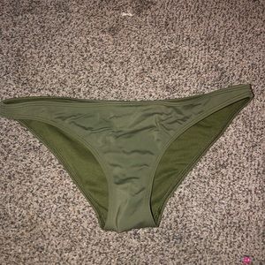 Olive green bikini bottoms